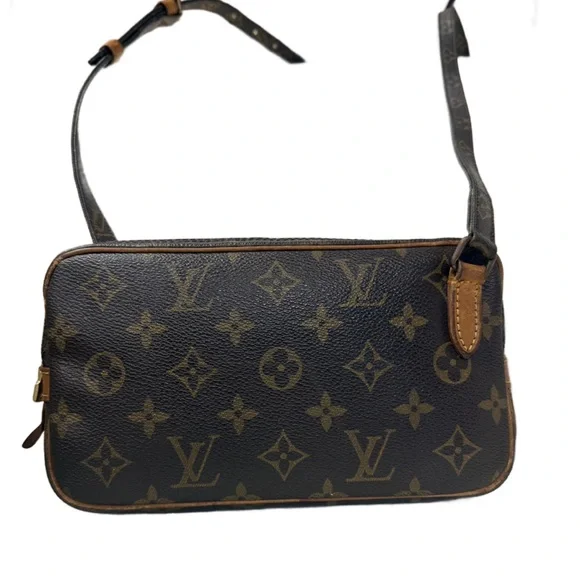 Louis Vuitton Marly Bandouliere Monogram Brown Pochette - Picture 2 of 12